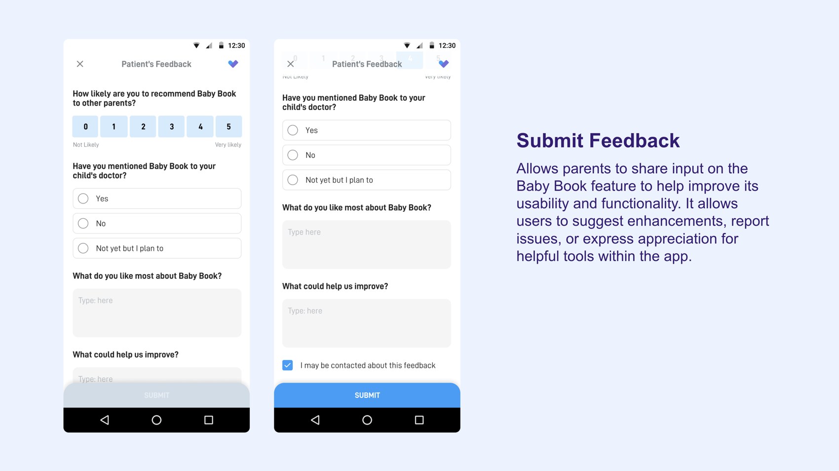 Submit Feedback