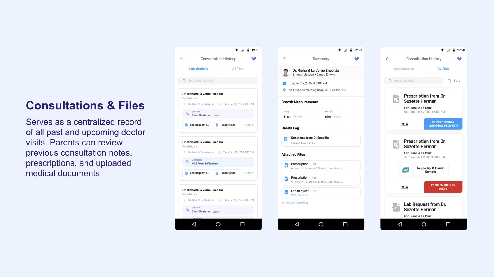 Consultations and Files